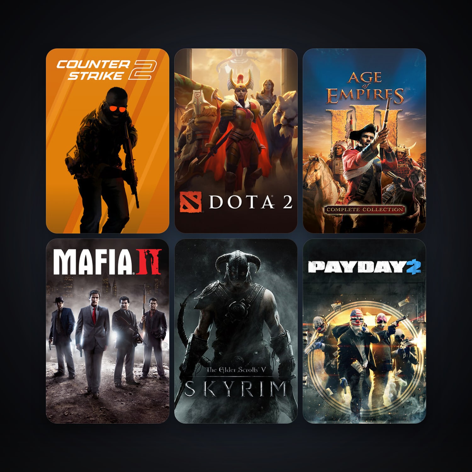 Dota 2 + CS2 Prime, 46 games, Steam 17, clean — HabibiAccounts
