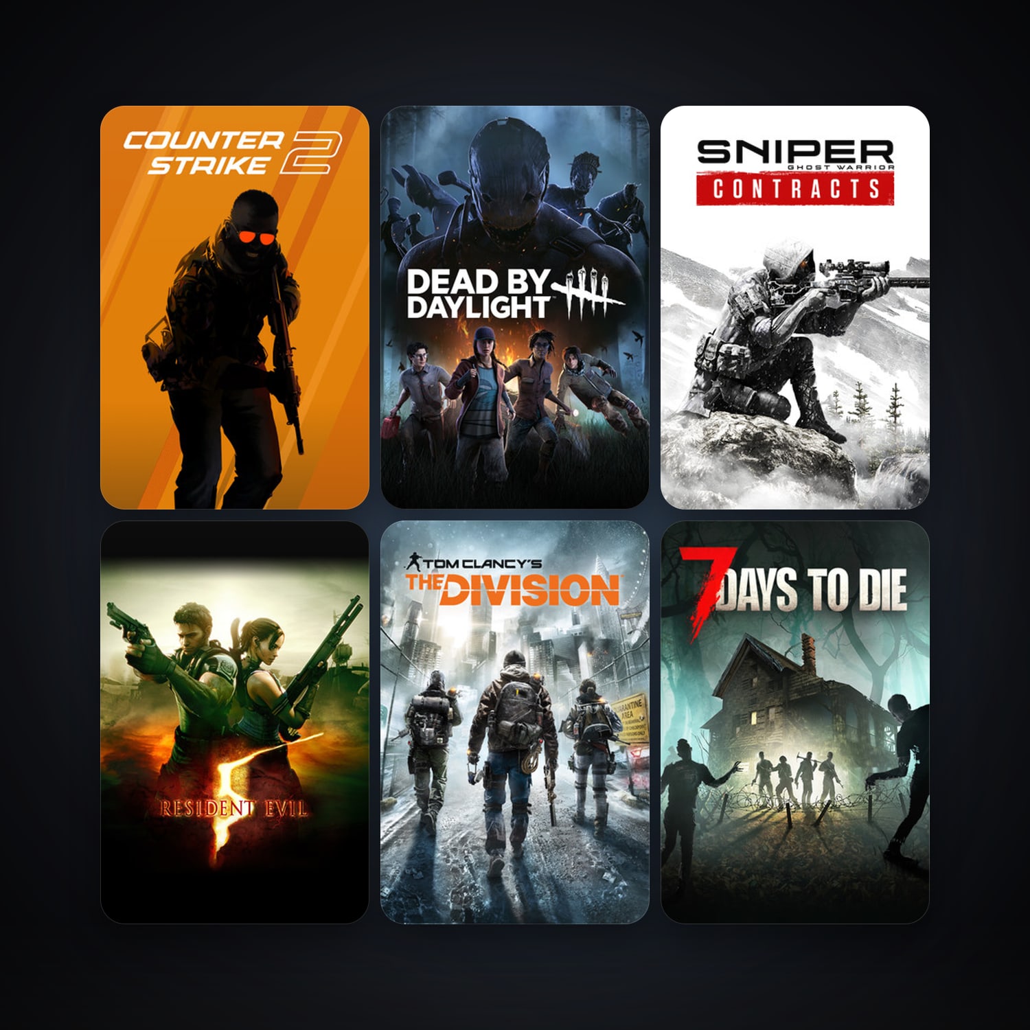 CS2 Prime + Resident Evil 5, 66 games, Steam 10, clean — HabibiAccounts