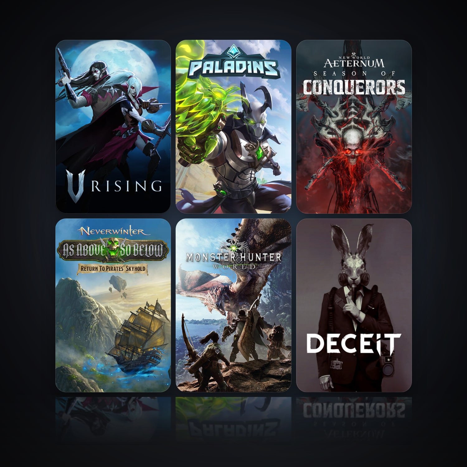V Rising & Paladins | 23 Games | Clean — HabibiAccounts