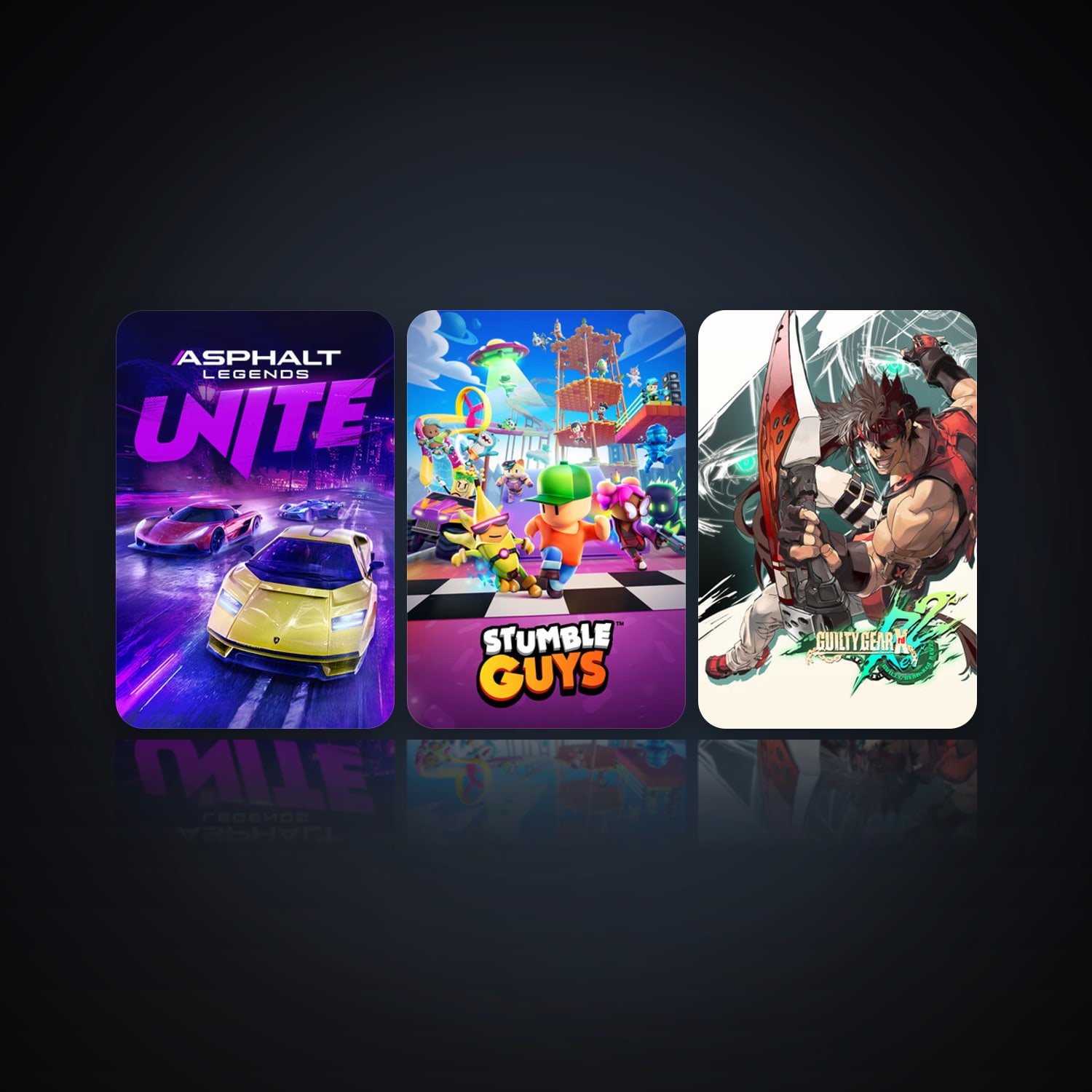 Asphalt Legends Unite & Stumble Guys | Clean — HabibiAccounts