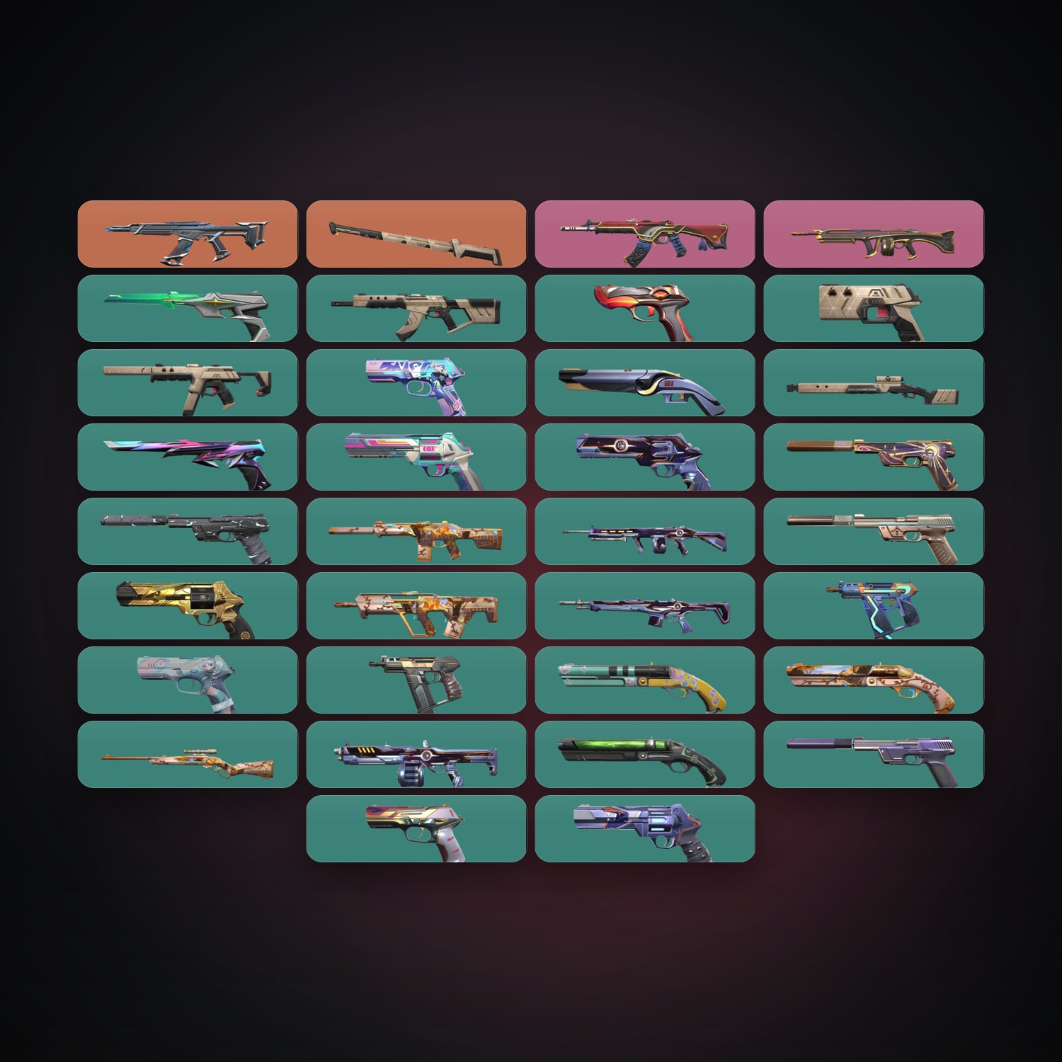 EU Gold 2 locker — 1 knives, 34 skins, lvl 280 — HabibiAccounts