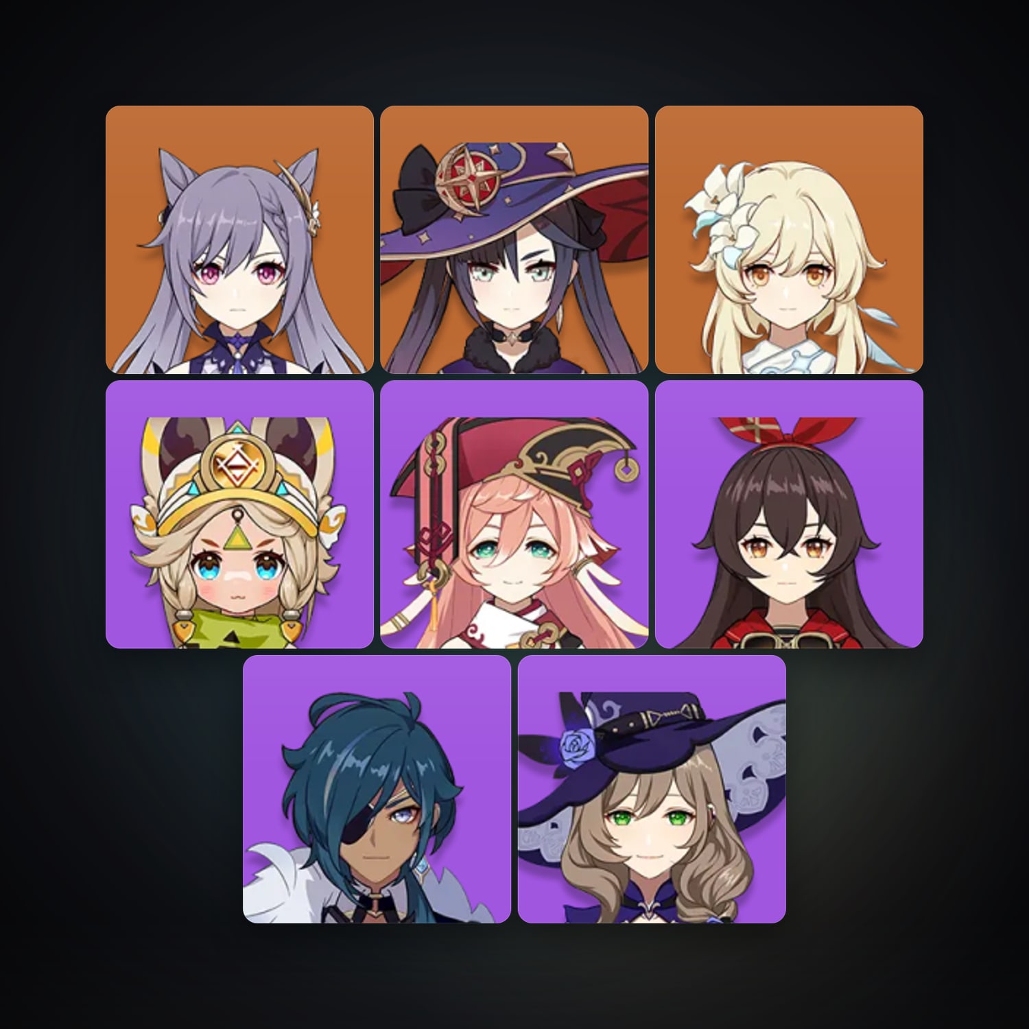 Genshin Impact | AR 13 | 8 Chars | 2× 5★ — Genshin / miHoYo Account — HabibiAccounts