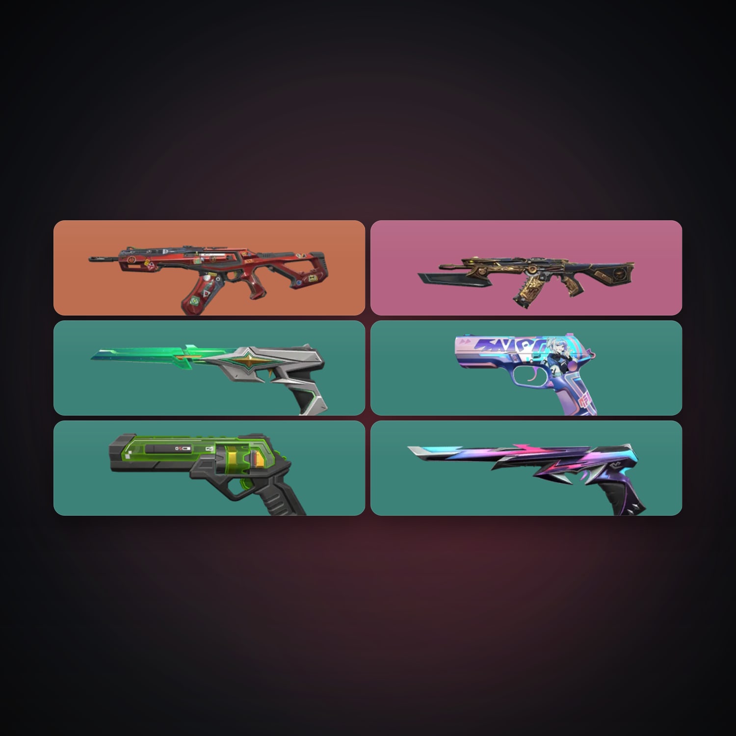 EU Gold 1 locker — 7 skins, lvl 134 — HabibiAccounts