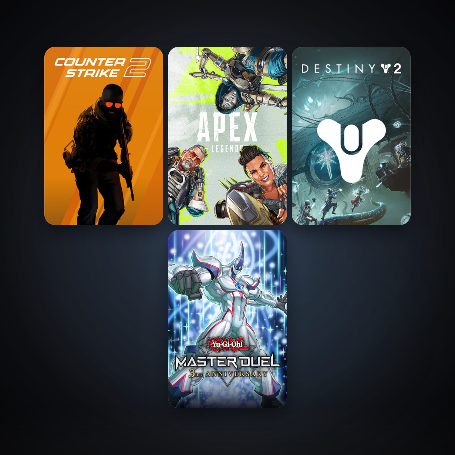 CS2 Prime + Destiny 2, 5 games, clean — HabibiAccounts