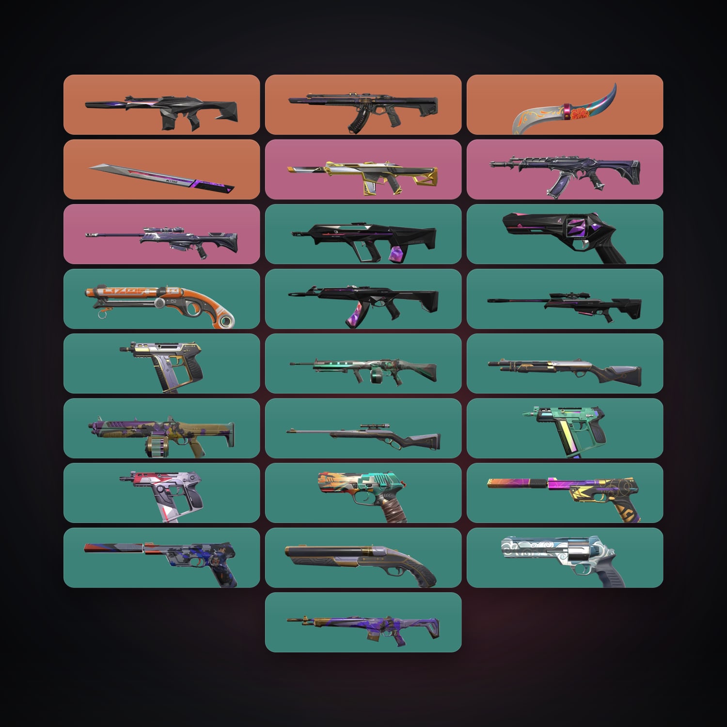 AP Silver 1 locker — 2 knives, 25 skins, lvl 118 — HabibiAccounts