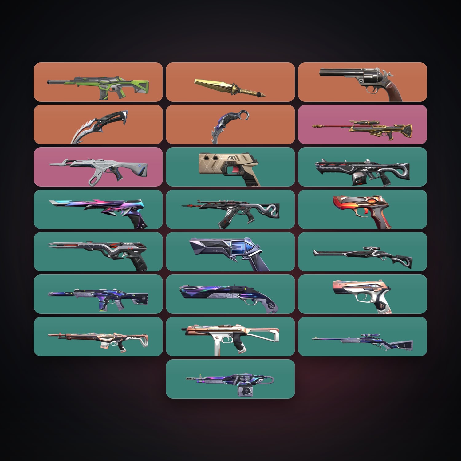 AP Silver 1 locker — 3 knives, 22 skins, lvl 117 — HabibiAccounts