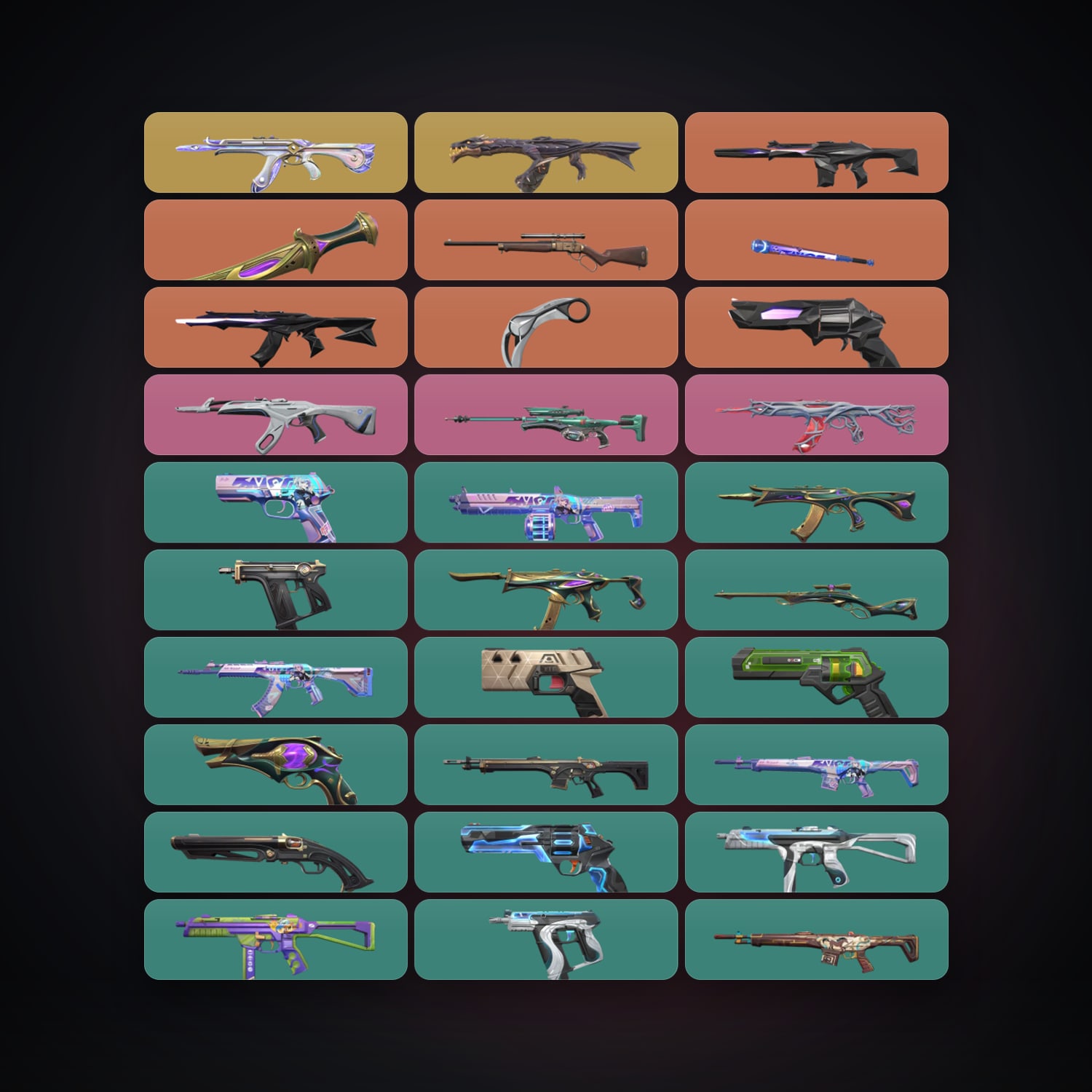 AP Gold 2 locker — 3 knives, 48 skins, lvl 118 — HabibiAccounts