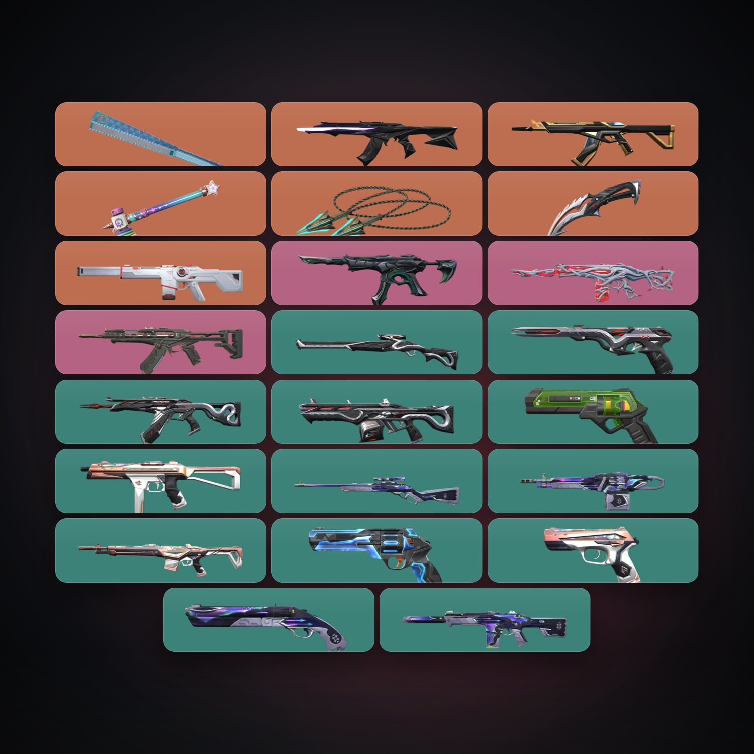 AP Silver 1 locker — 4 knives, 23 skins, lvl 109 — HabibiAccounts