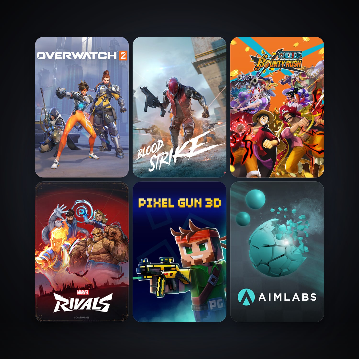 Aimlabs + Overwatch 2, 18 games, clean — HabibiAccounts
