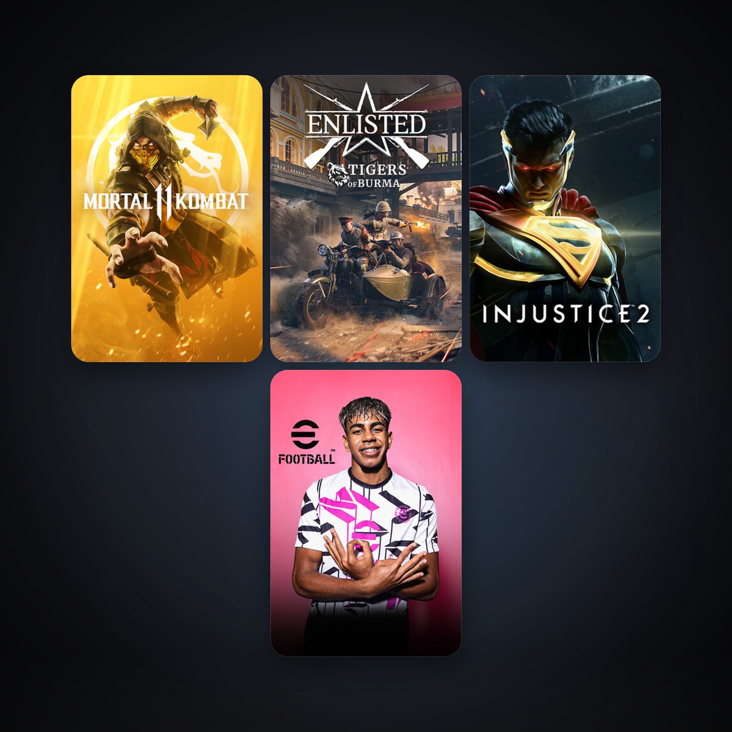 Free CS2 (No Prime) + Injustice 2, 10 games, clean — HabibiAccounts
