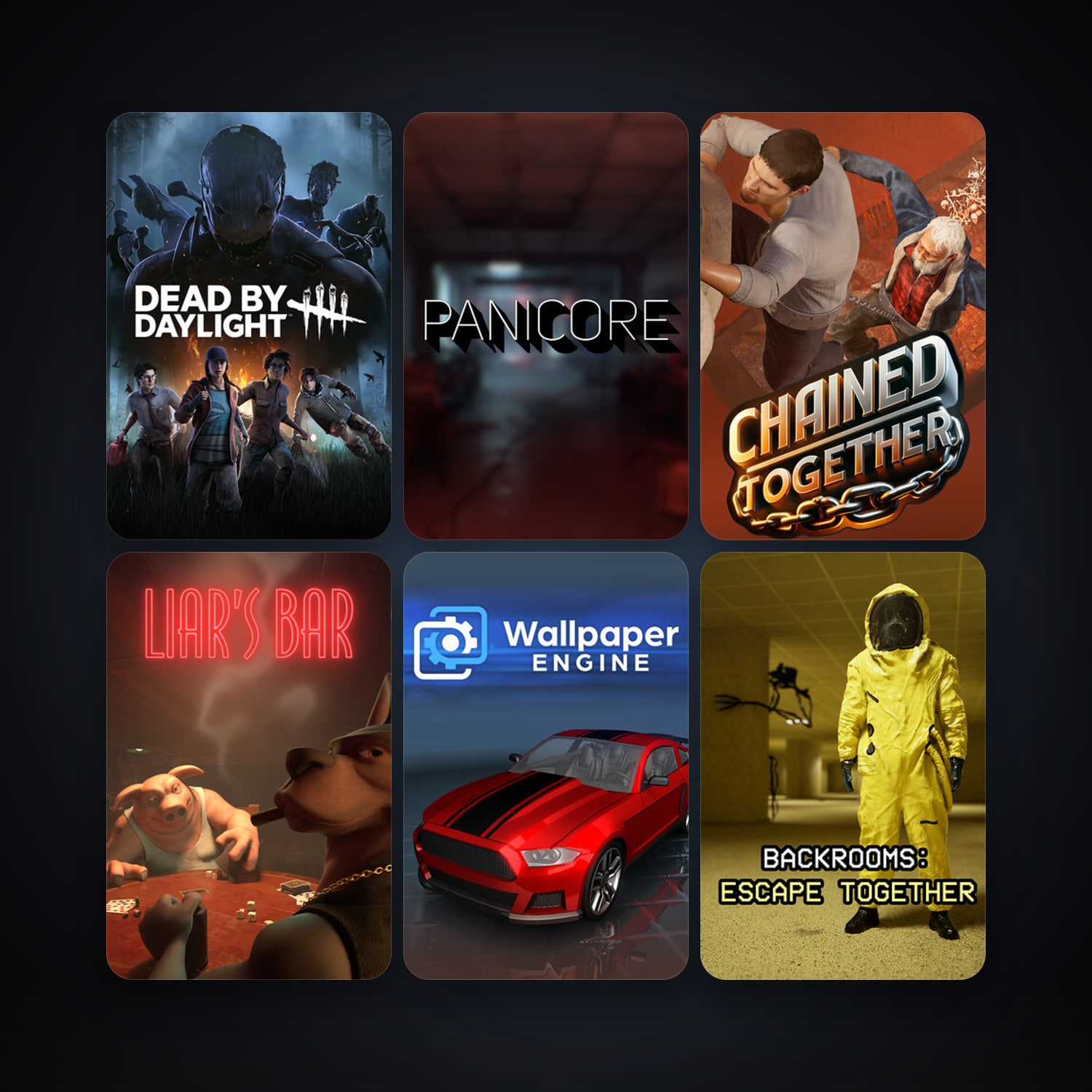 Dead by Daylight + Wallpaper Engine, 10 games, clean — HabibiAccounts