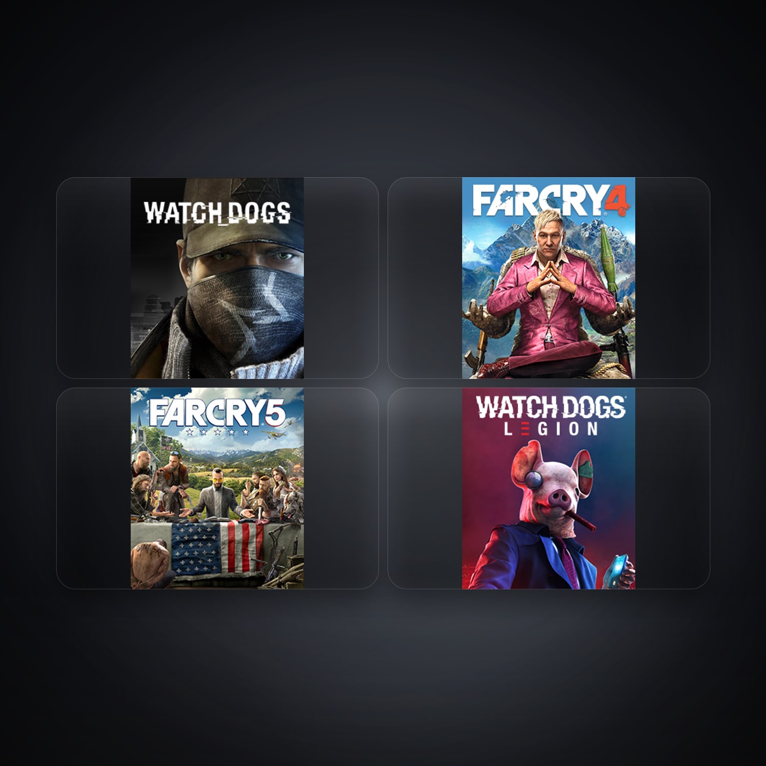 Ubisoft Watch_Dogs + Far Cry 4 — TR — 4 games — HabibiAccounts