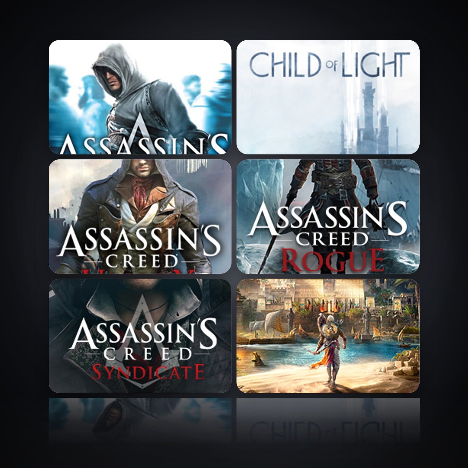 Assassin's Creed & Child of Light | 11 Games — HabibiAccounts