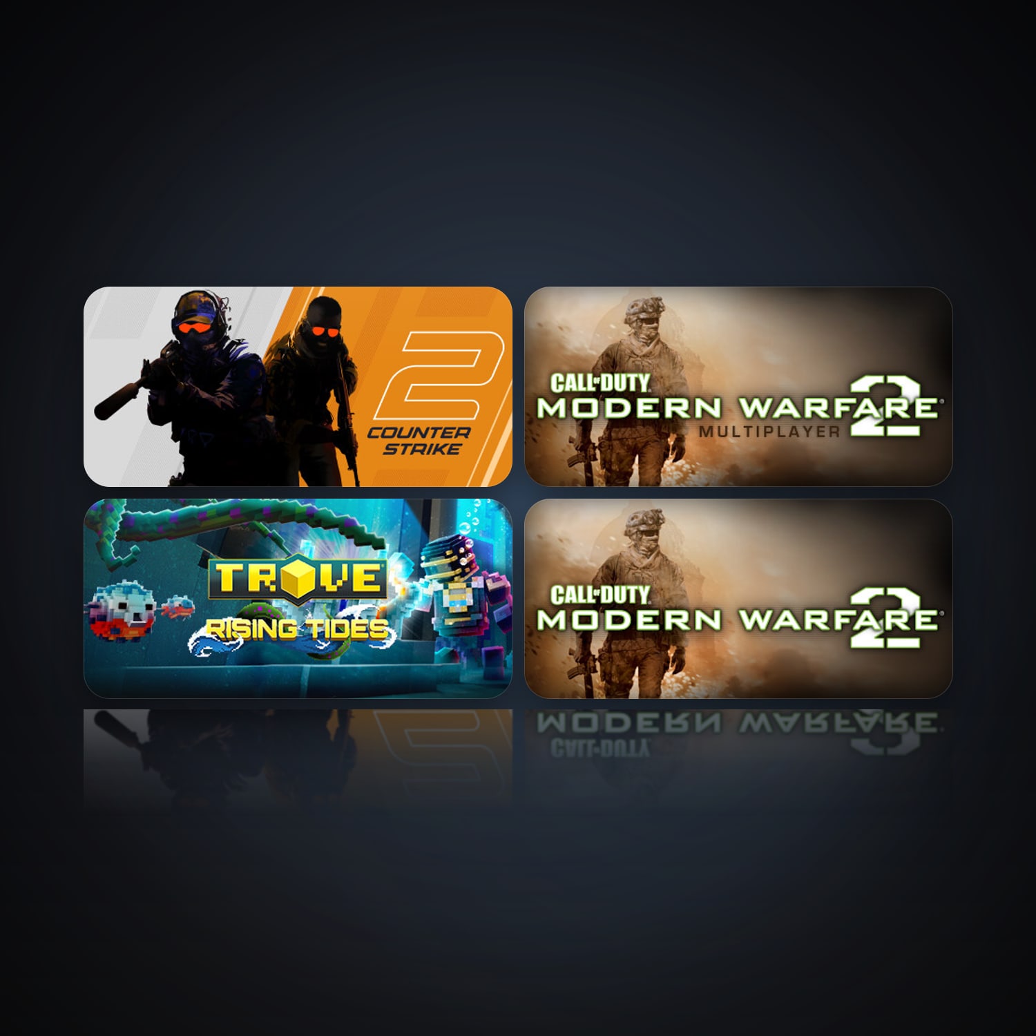هالحساب ستيم فلين، CS2 Prime وCall of Duty: Modern Warfare 2 (2009)، 8 لعبة، صامد واضح — HabibiAccounts