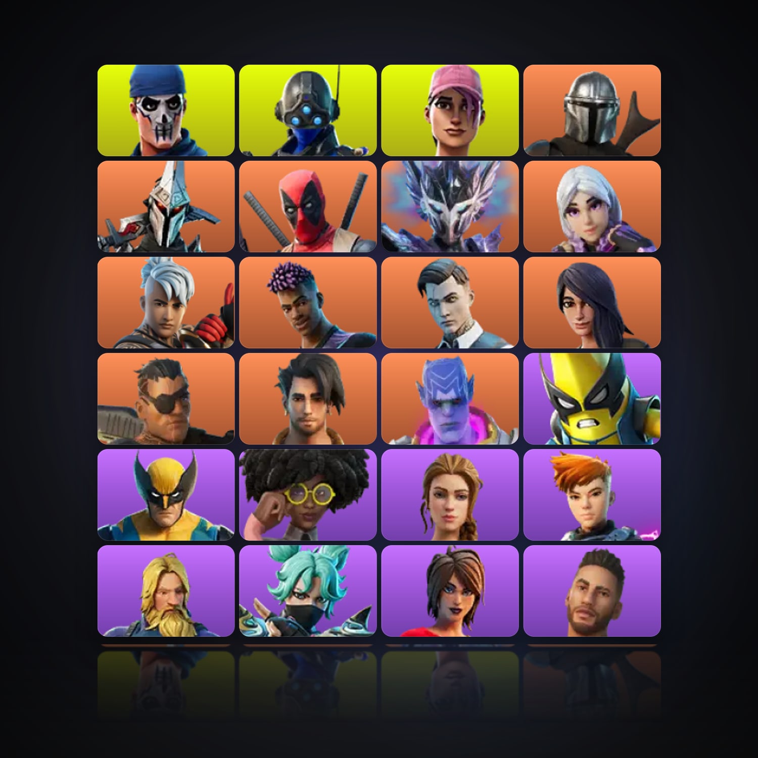 Fortnite | 97 Skins | 1.4K V-Bucks | Level 1959 | 221 Wins — HabibiAccounts