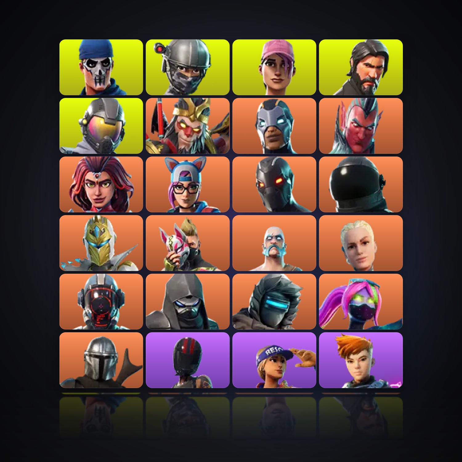 Fortnite | 44 Skins | 250 V-Bucks | Level 407 | 41 Wins — HabibiAccounts