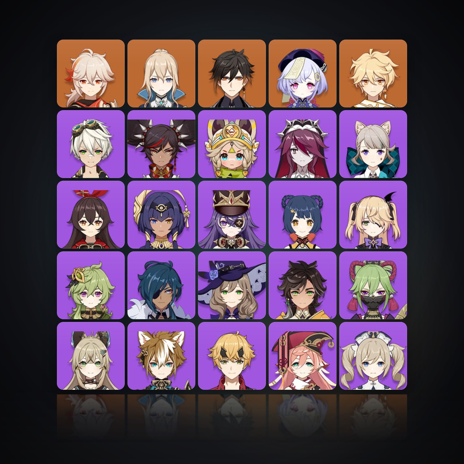 Genshin Impact | AR 51 | 25 Chars | 4× 5★ — HabibiAccounts