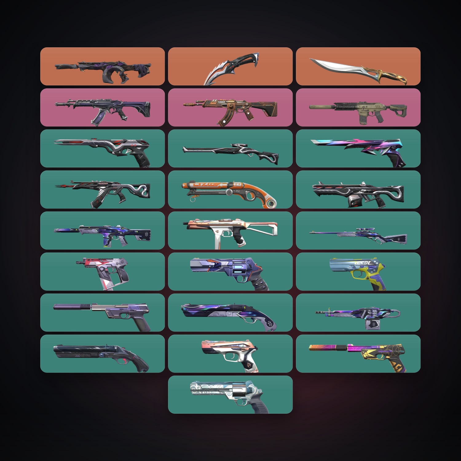AP Gold 2 locker — 2 knives, 26 skins, lvl 178 — HabibiAccounts