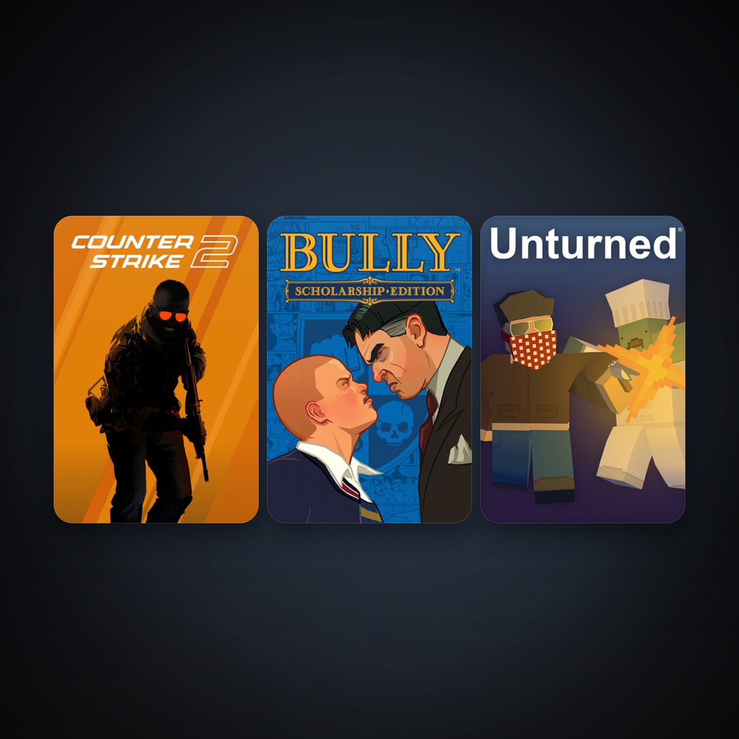 CS2 Prime + Bully: Scholarship Edition, 6 games, clean — HabibiAccounts