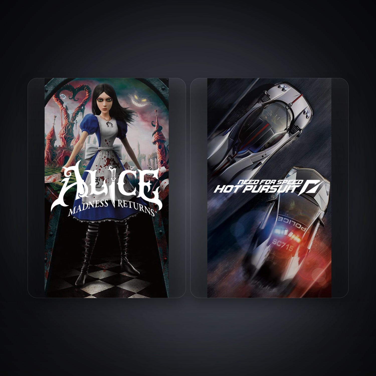 EA account — Alice: Madness Returns + Need for Speed Hot Pursuit — BR — HabibiAccounts