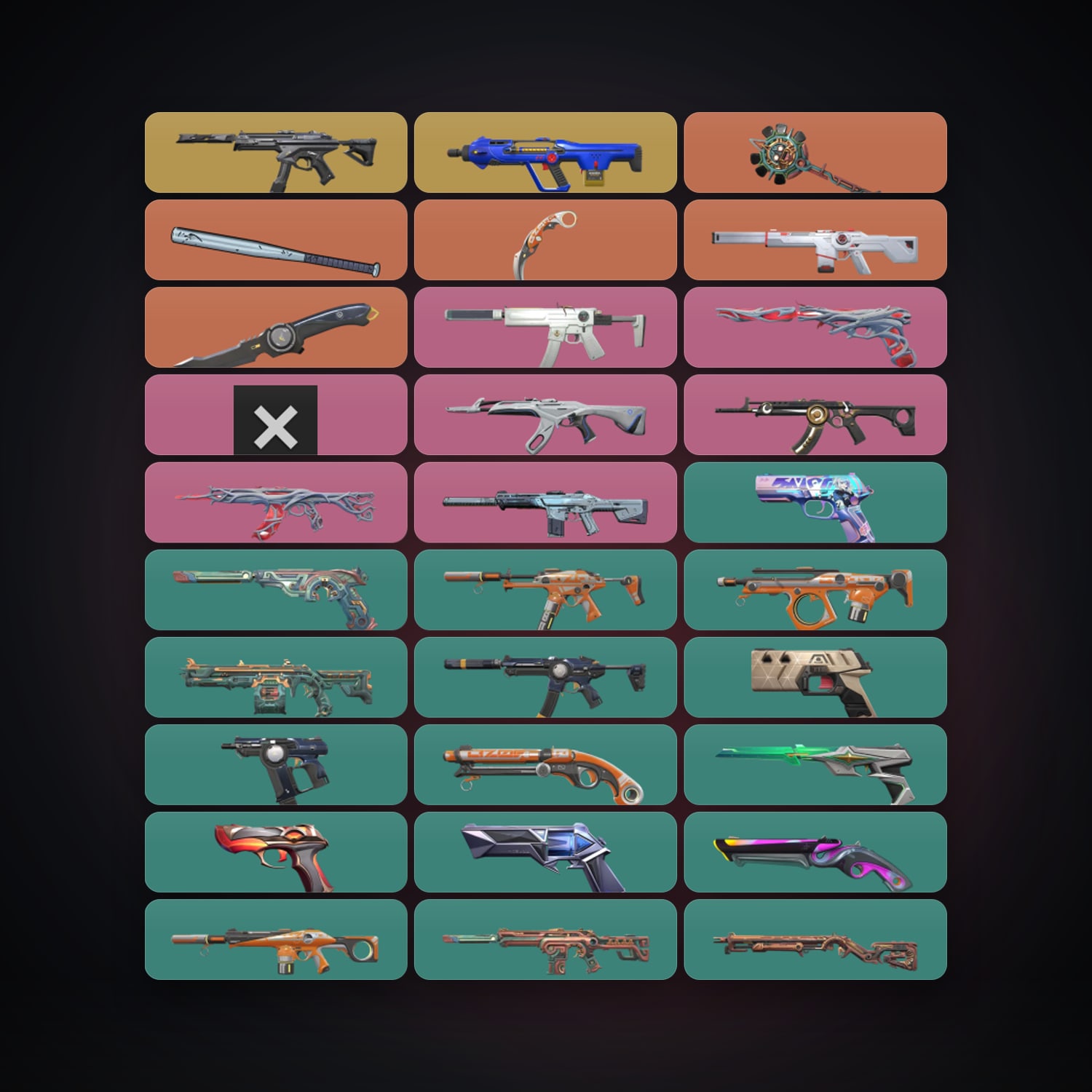 EU Plat 1 locker — 4 knives, 77 skins, lvl 453 — HabibiAccounts
