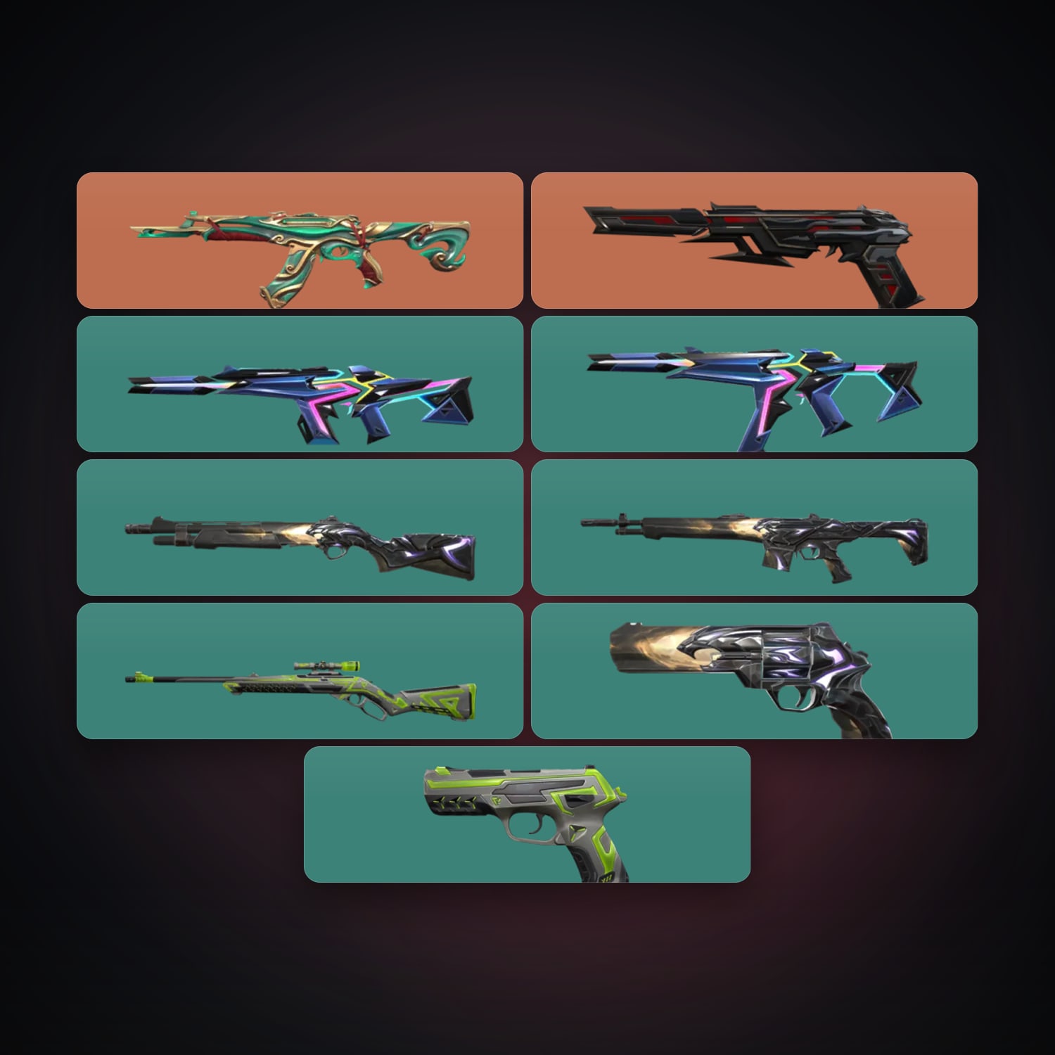 EU locker — 9 skins, lvl 22 — HabibiAccounts
