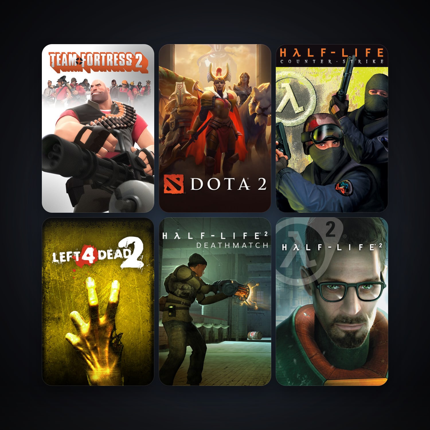 Counter-Strike + Half-Life, 145 games, Steam 12, clean — HabibiAccounts