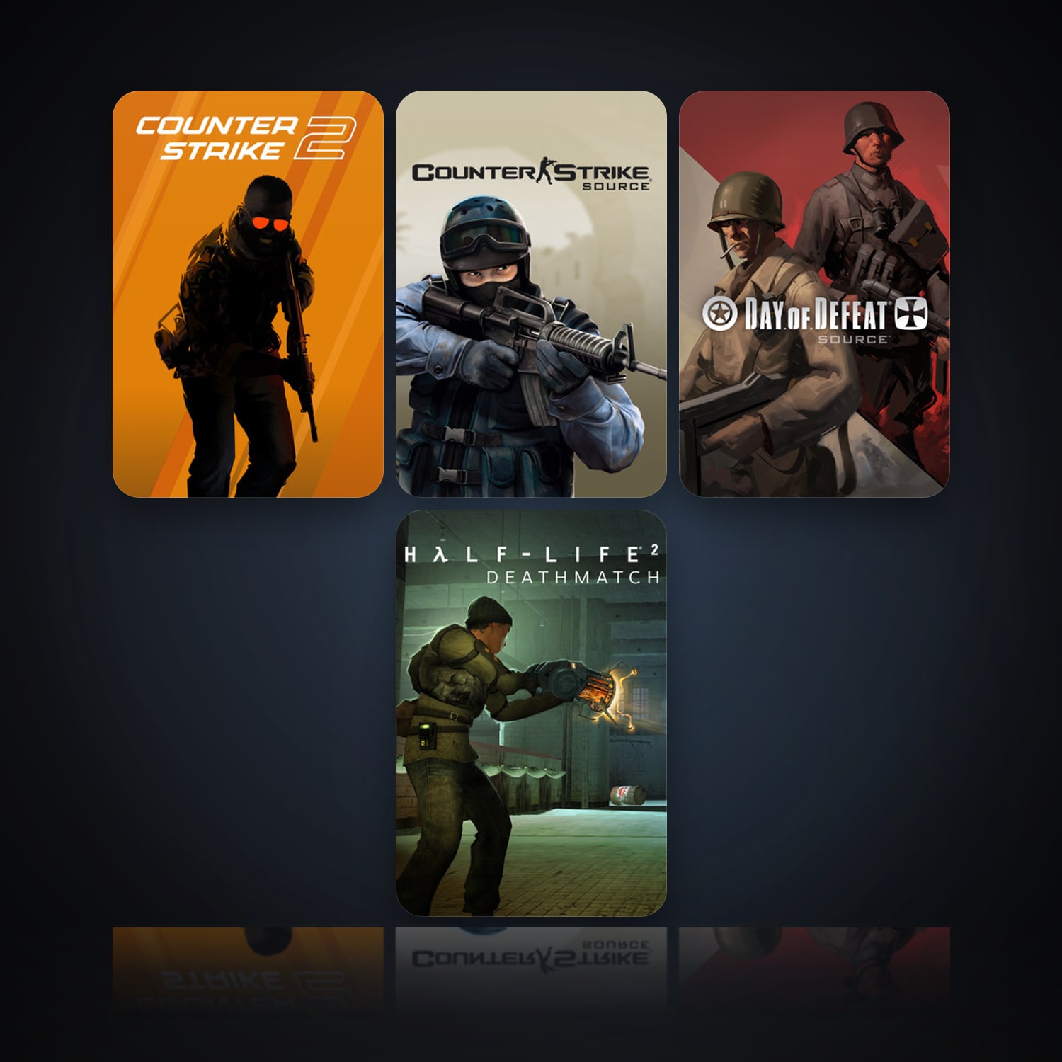 هالحساب ستيم فلين، Counter-Strike: Source وDay of Defeat: Source، 4 لعبة، لفل 10، صامد واضح — HabibiAccounts