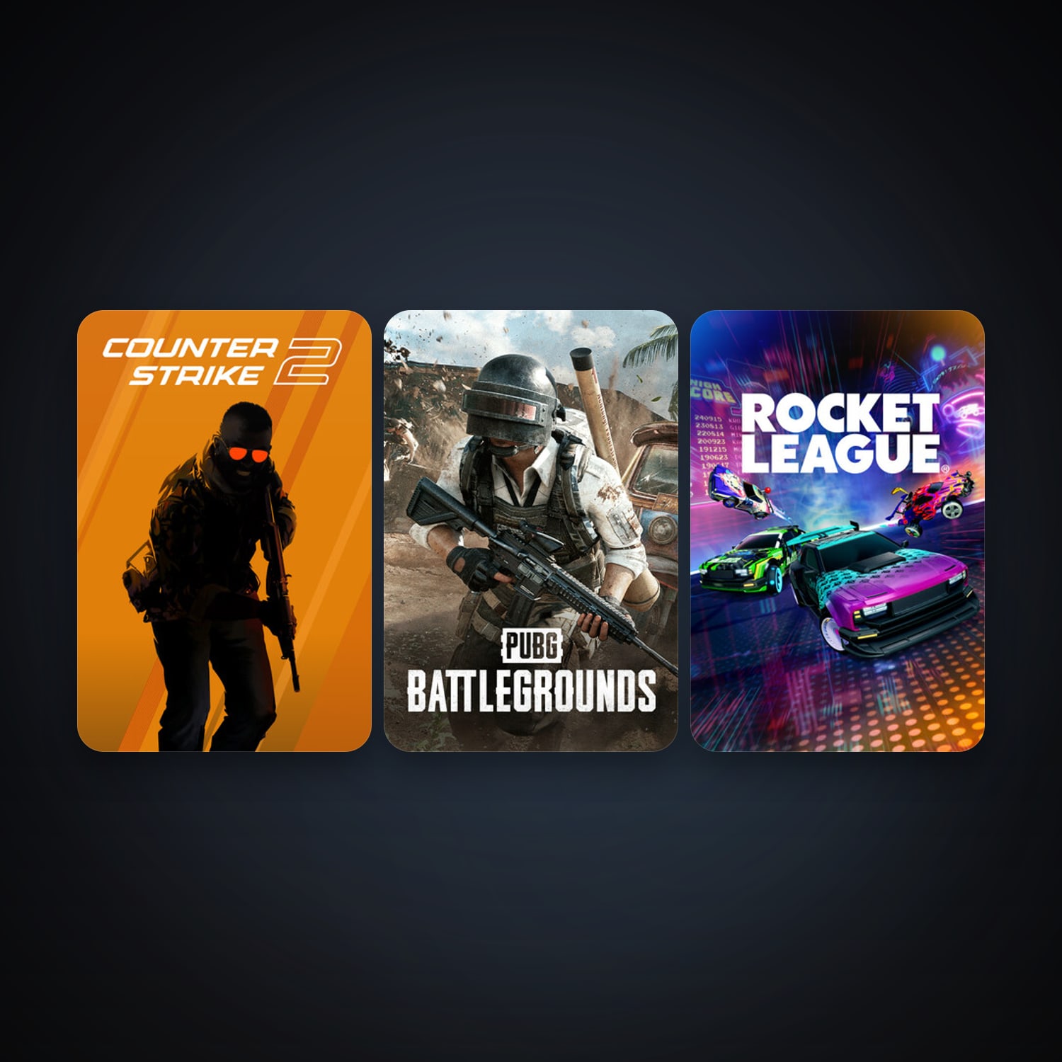 CS2 Prime + Rocket League, 5 games, Steam 10, clean — HabibiAccounts