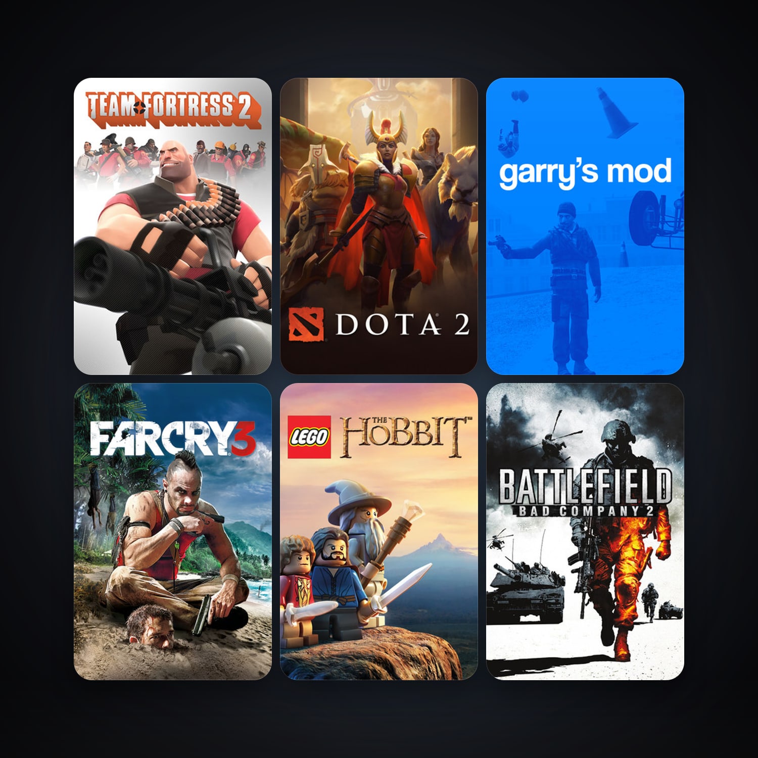 هالحساب ستيم فلين، Team Fortress 2 وDota 2، 26 لعبة، صامد واضح — HabibiAccounts