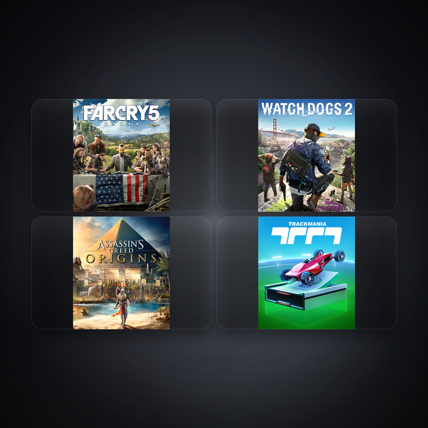 Ubisoft Far Cry 5 + WATCH_DOGS 2 — EG — 4 games — HabibiAccounts