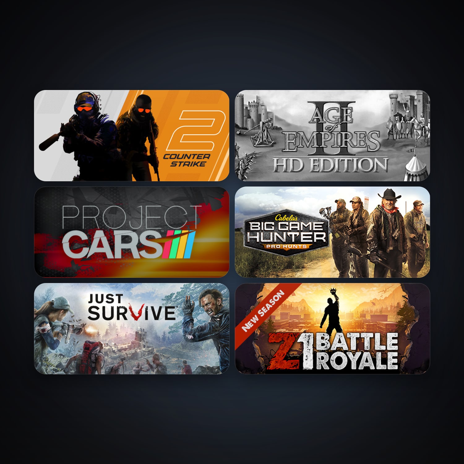 CS2 Prime + Age of Empires II, 11 games, Steam 11, clean — HabibiAccounts