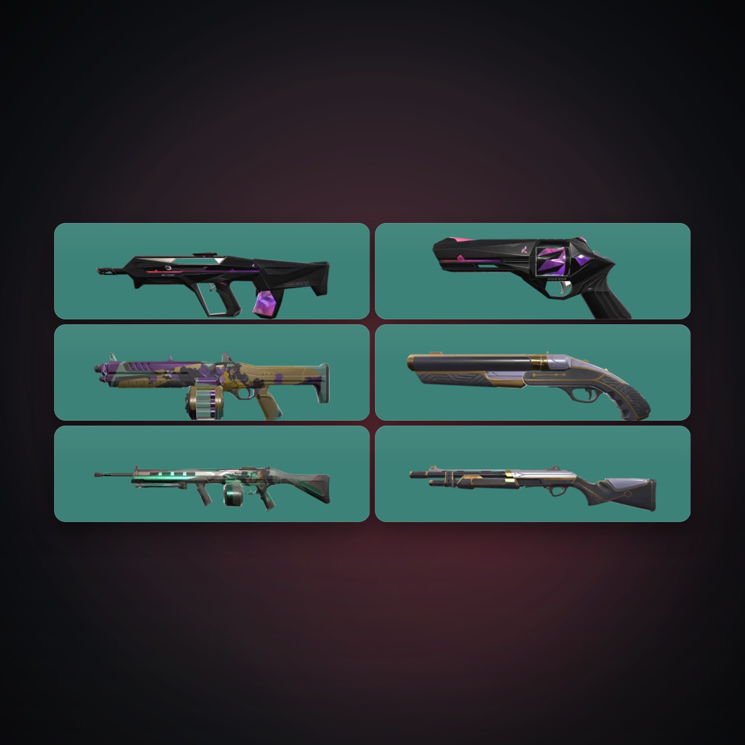 EU Gold 2 locker — 7 skins, lvl 50 — HabibiAccounts