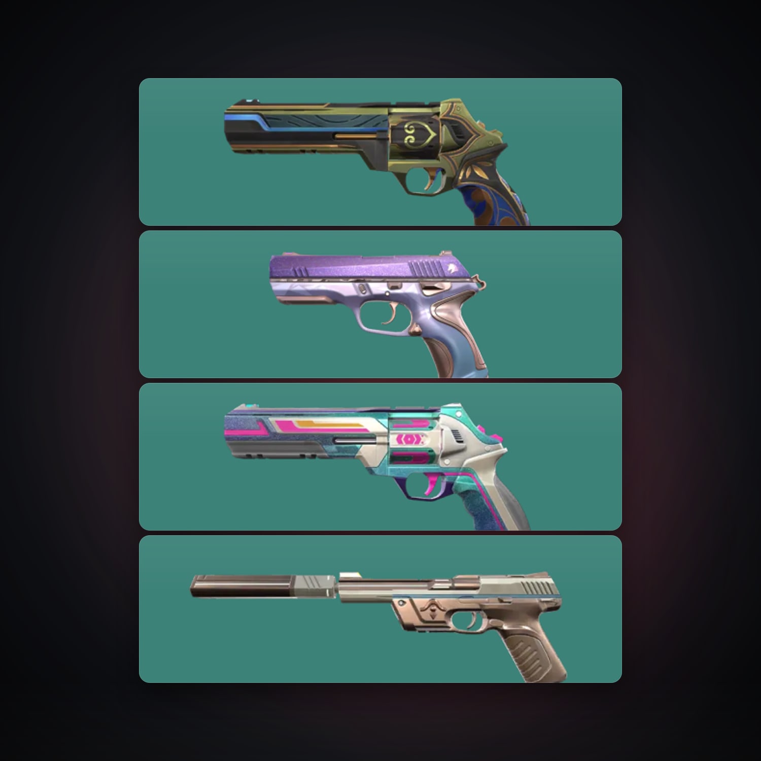 LA Silver 1 locker — 4 skins, lvl 99 — HabibiAccounts