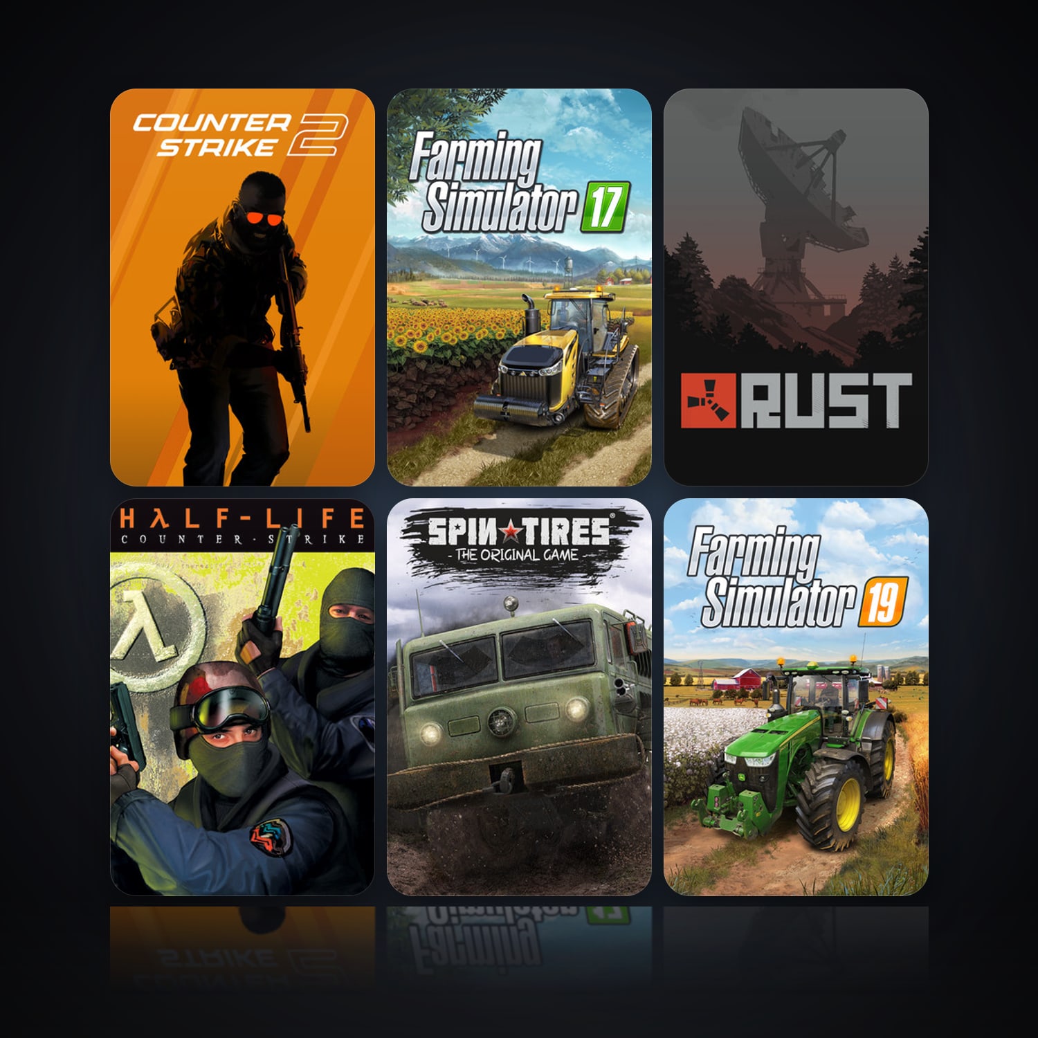 CS2 Prime & Farming Simulator 17 | Level 10 | 30 Games | Clean — HabibiAccounts