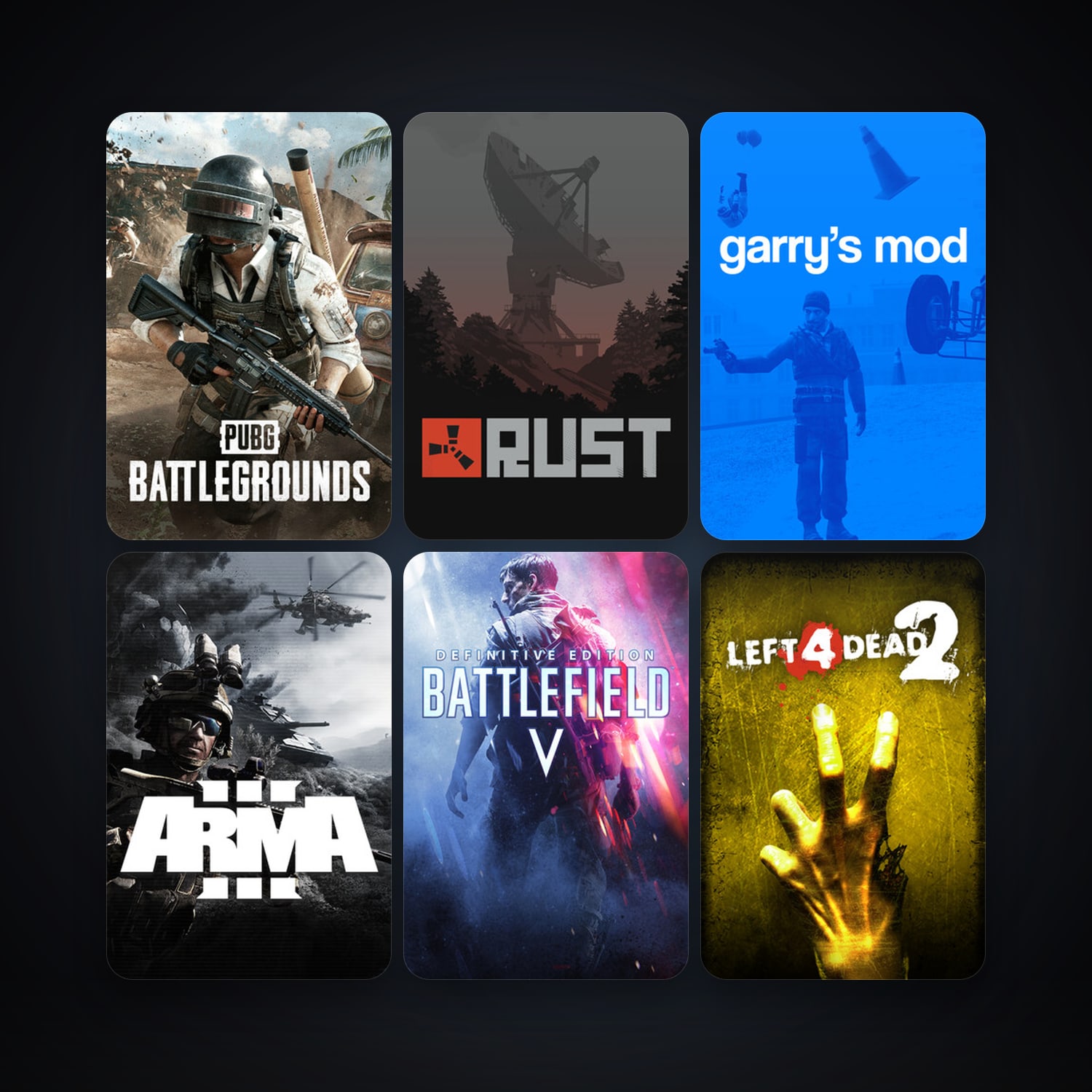 Left 4 Dead 2 + Garry's Mod, 24 games, clean — HabibiAccounts