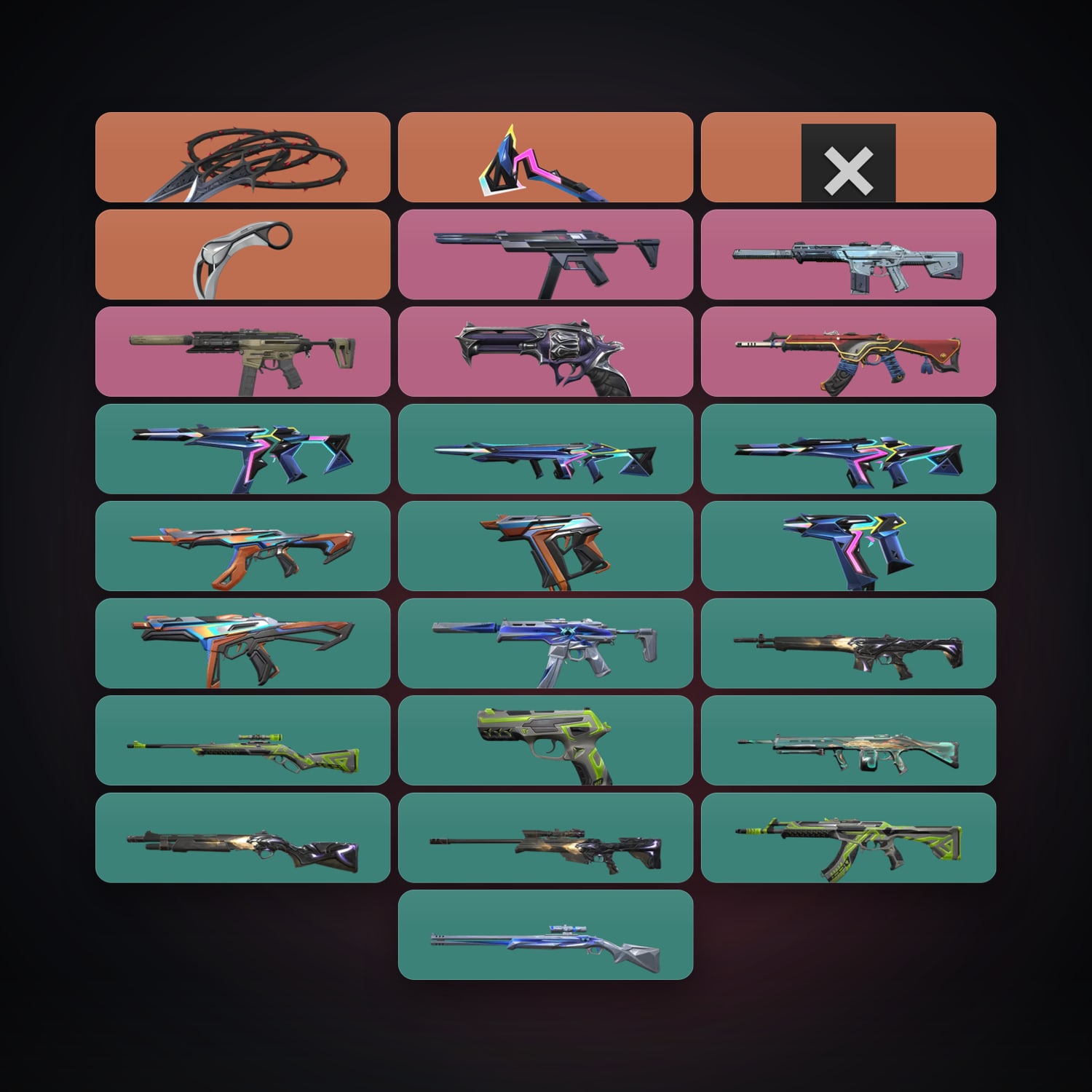 EU Iron 2 locker — 4 knives, 28 skins, lvl 37 — HabibiAccounts