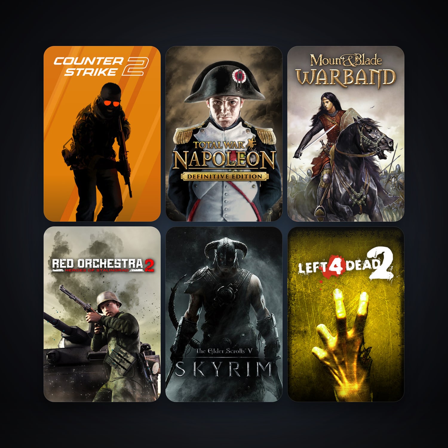 Left 4 Dead 2 + CS2 Prime, 34 games, Steam 11, clean — HabibiAccounts