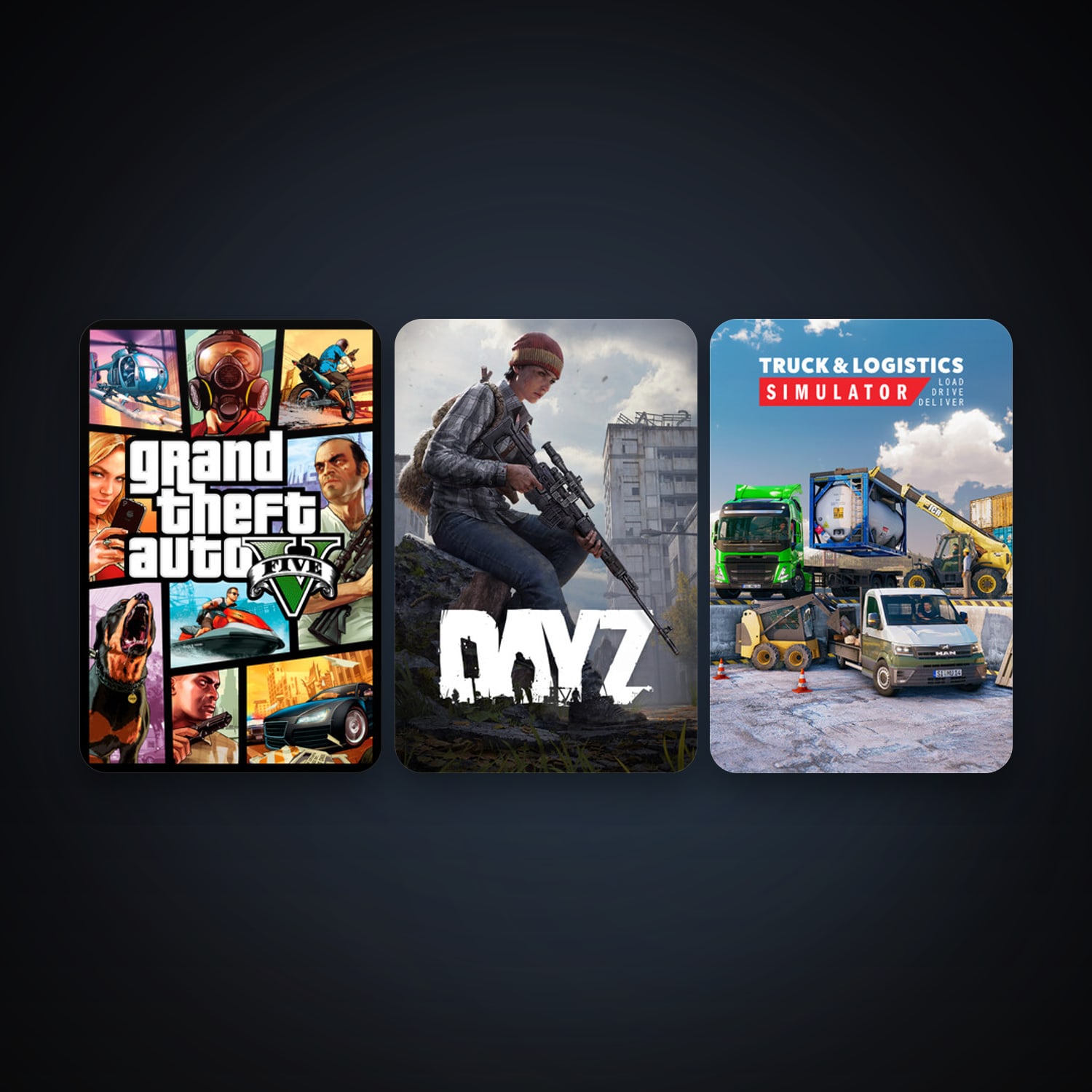 DayZ + GTA V, 4 games, clean — HabibiAccounts