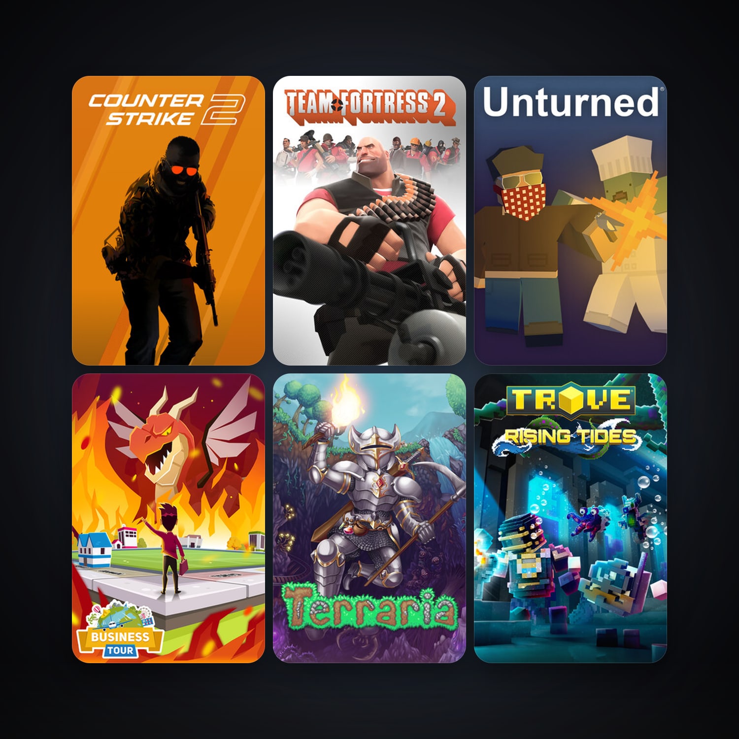 Team Fortress 2 + CS2 Prime, 24 games, clean — HabibiAccounts