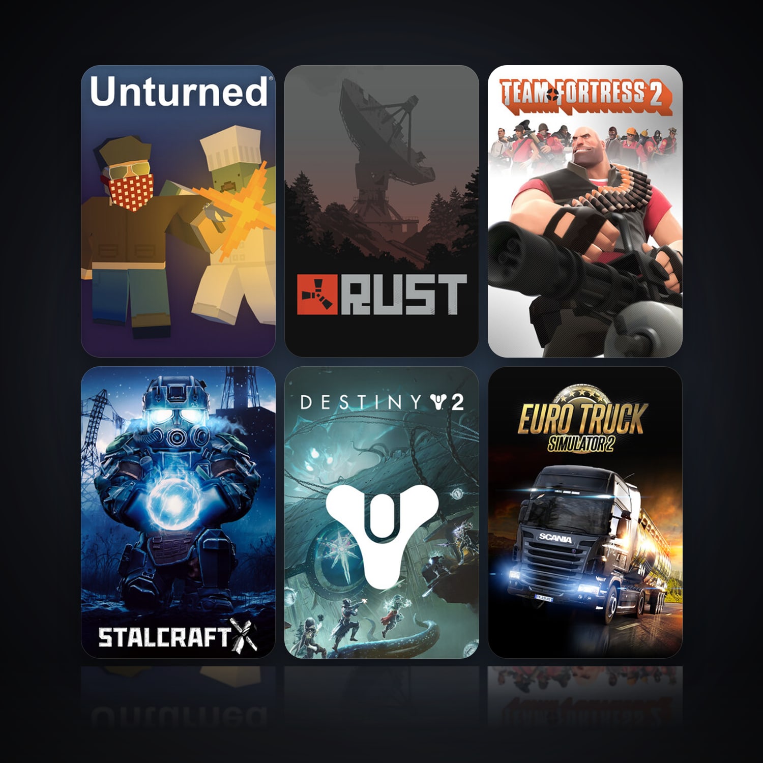Unturned & Rust | 48 Games | Has VAC — HabibiAccounts