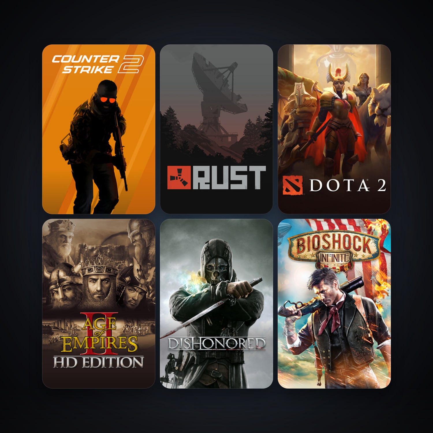 Dota 2 + CS2 Prime, 12 games, clean — HabibiAccounts