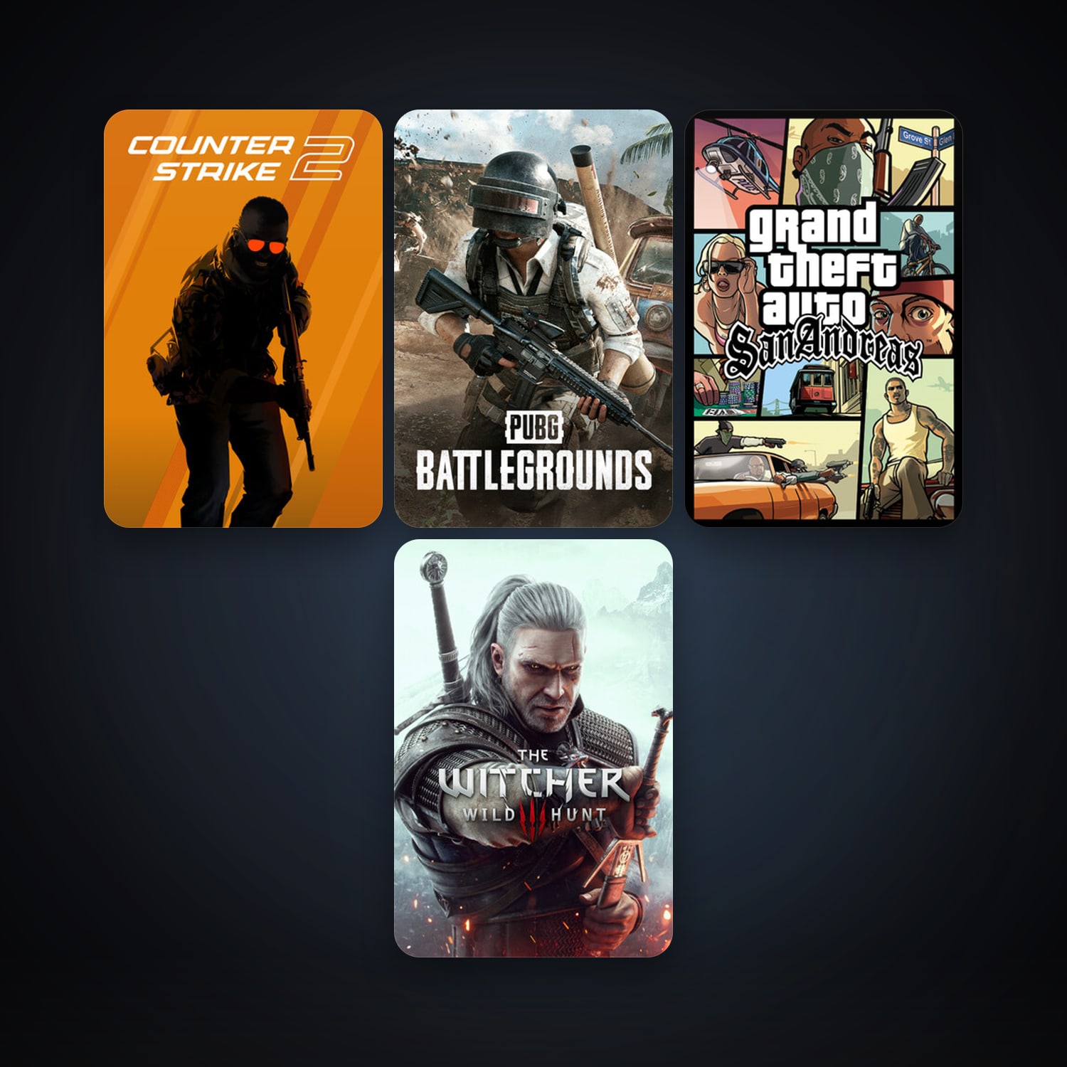 Steam account: CS2 Prime + Grand Theft Auto: San Andreas, 7 games, clean — HabibiAccounts