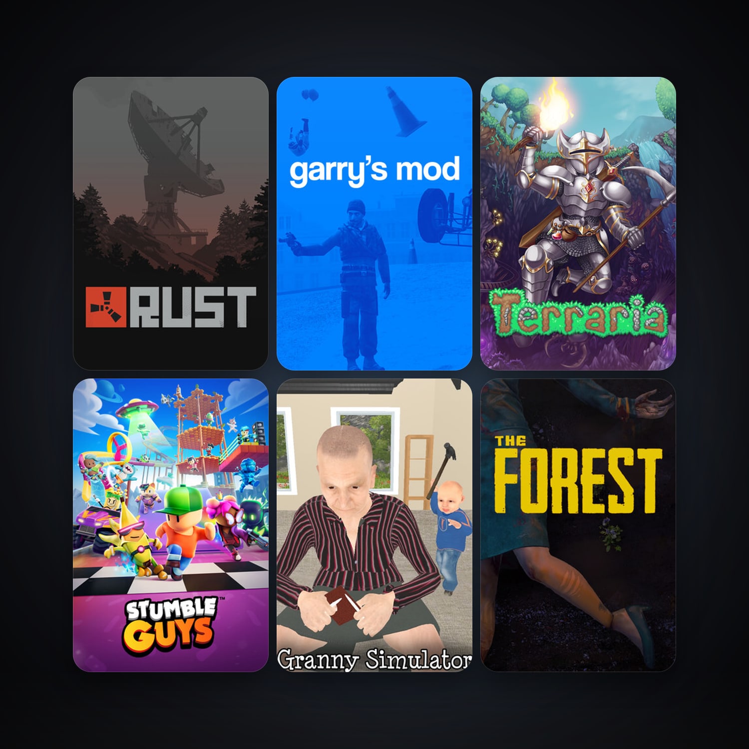Garry's Mod + Terraria, 49 games, clean — HabibiAccounts
