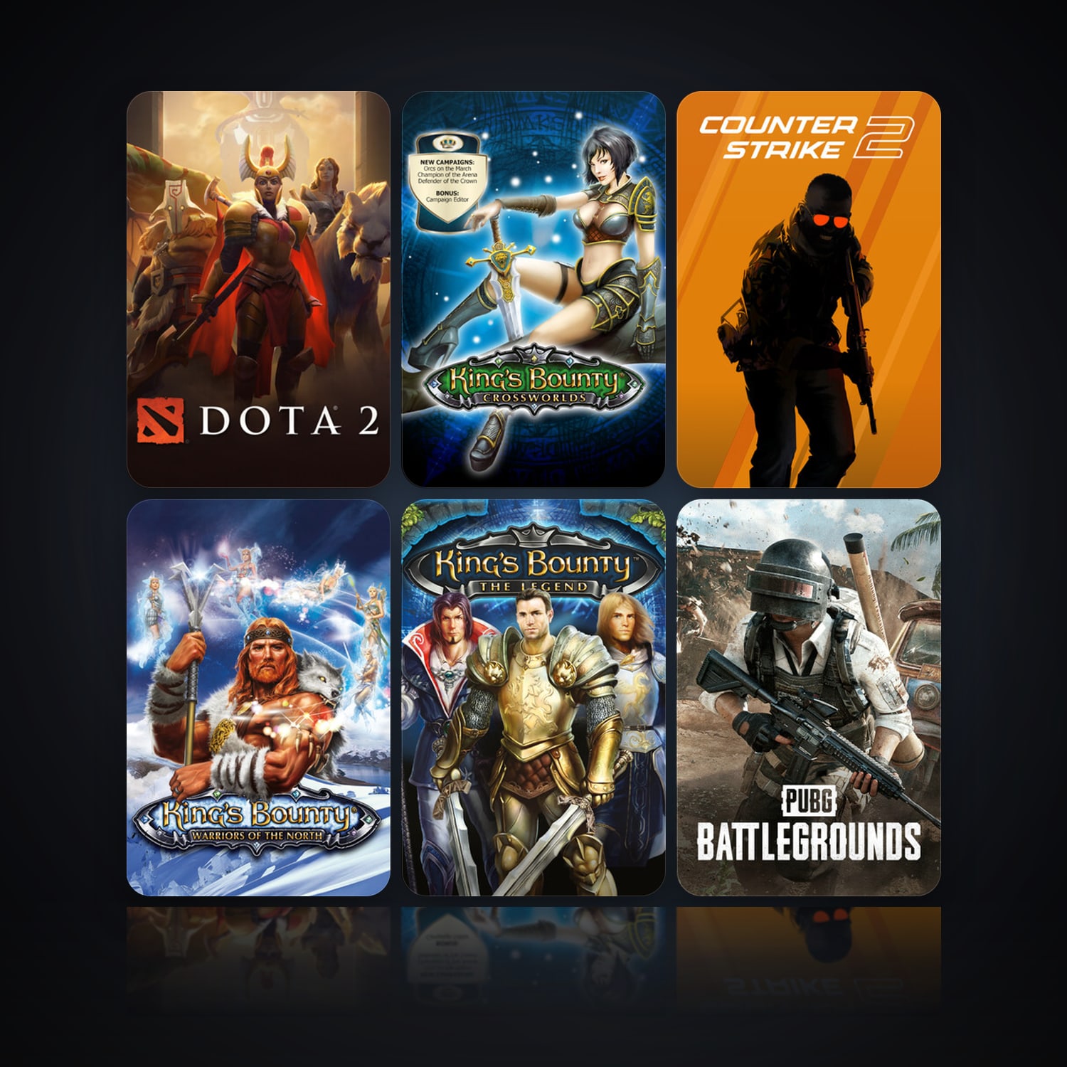 Dota 2 & King's Bounty: Crossworlds | Level 10 | 15 Games | Has VAC — HabibiAccounts