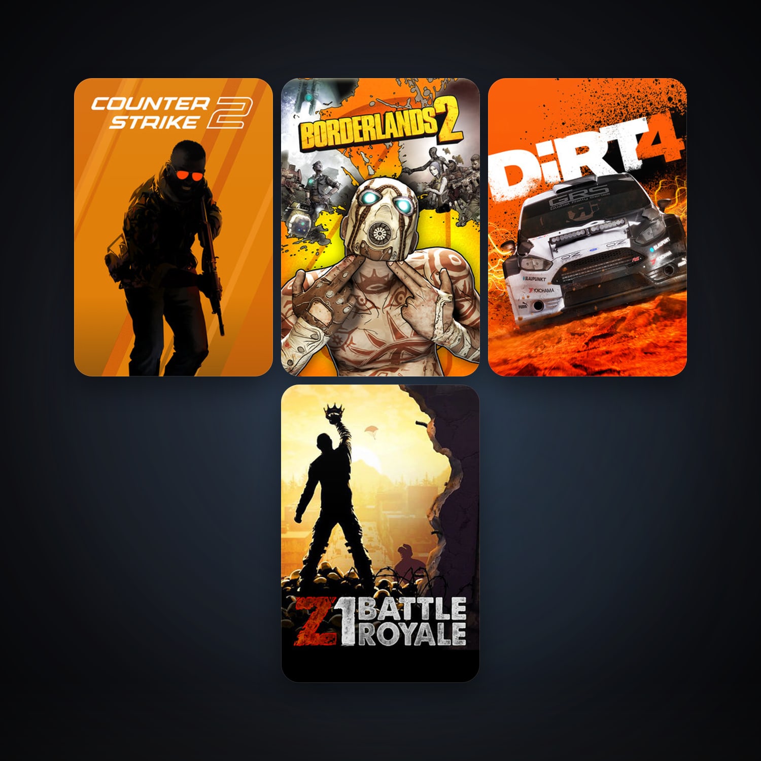 CS2 Prime + Borderlands 2, 7 games, clean — HabibiAccounts