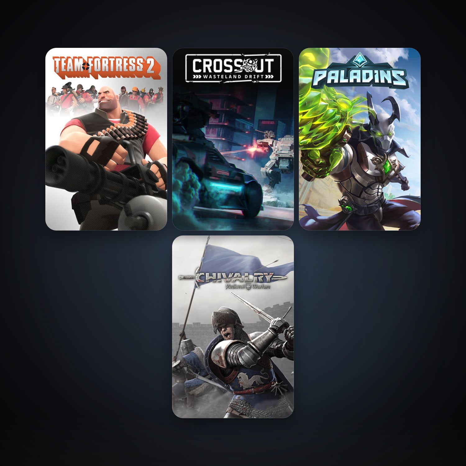 Team Fortress 2 + Free CS2 (No Prime), 9 games, clean — HabibiAccounts