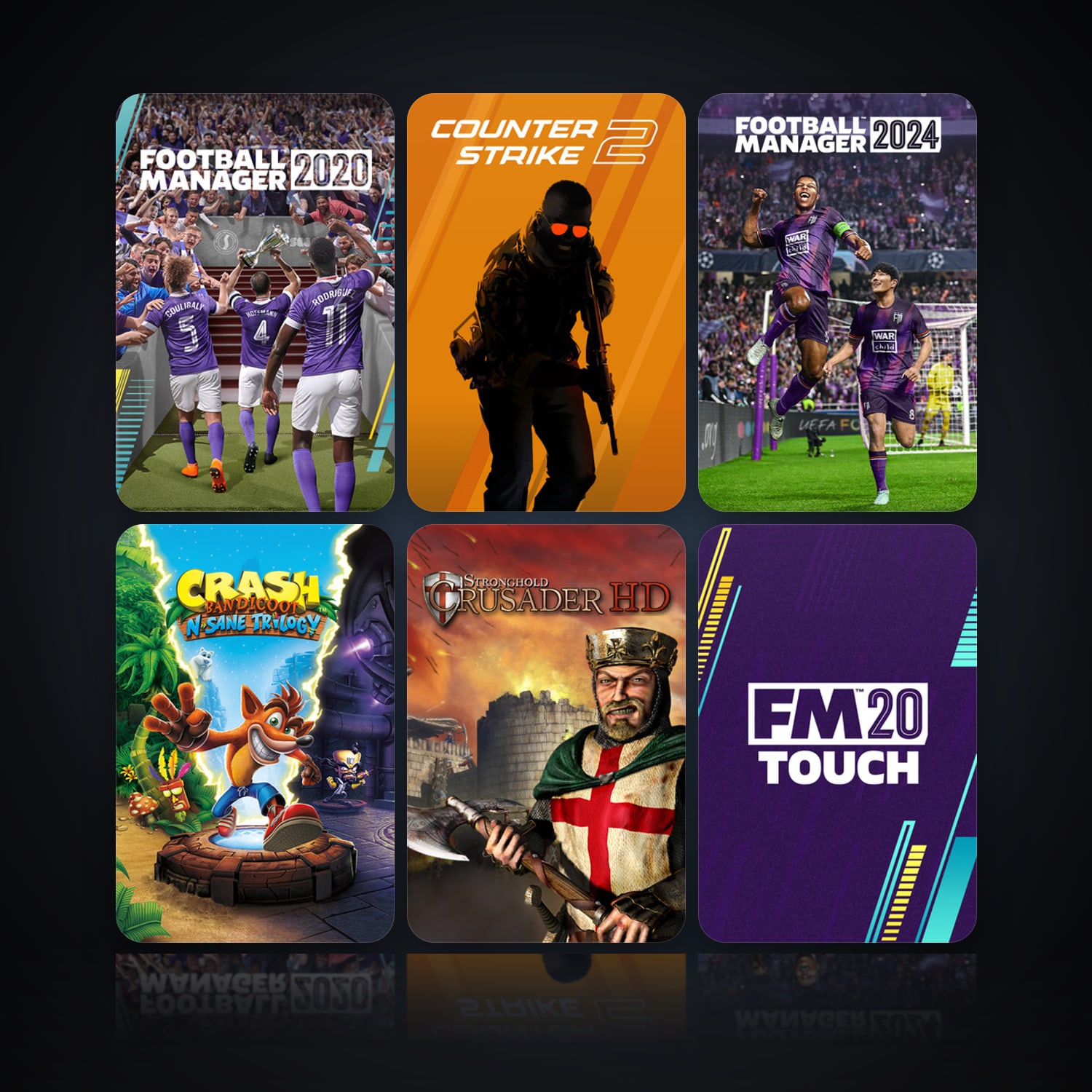 Football Manager 2020 & CS2 Prime | 10 Games | Clean — HabibiAccounts