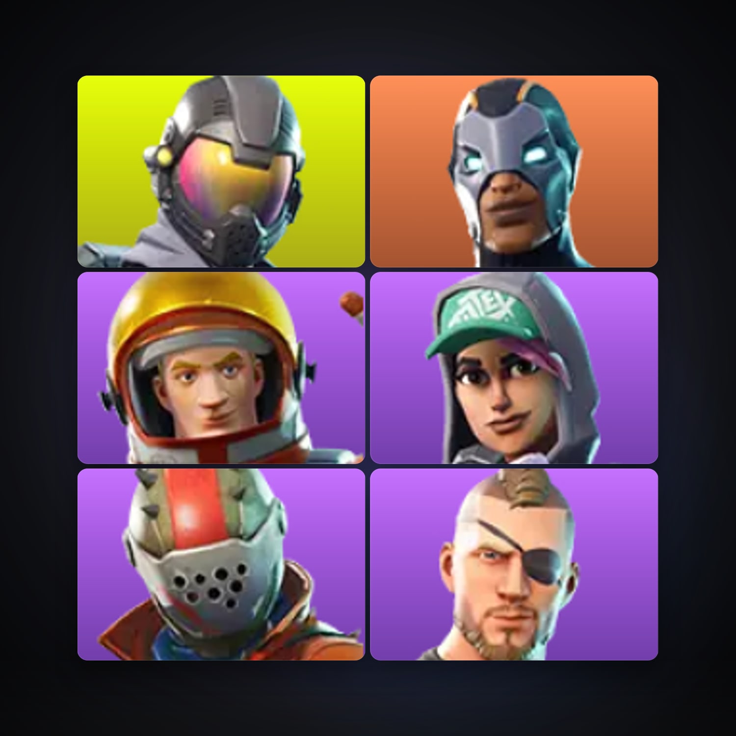Fortnite | 6 Skins | 400 V-Bucks | Level 56 — HabibiAccounts