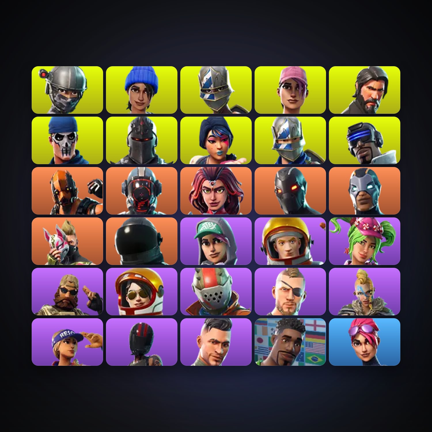 Fortnite | 32 Skins | 1.1K V-Bucks | Level 336 | 112 Wins — HabibiAccounts
